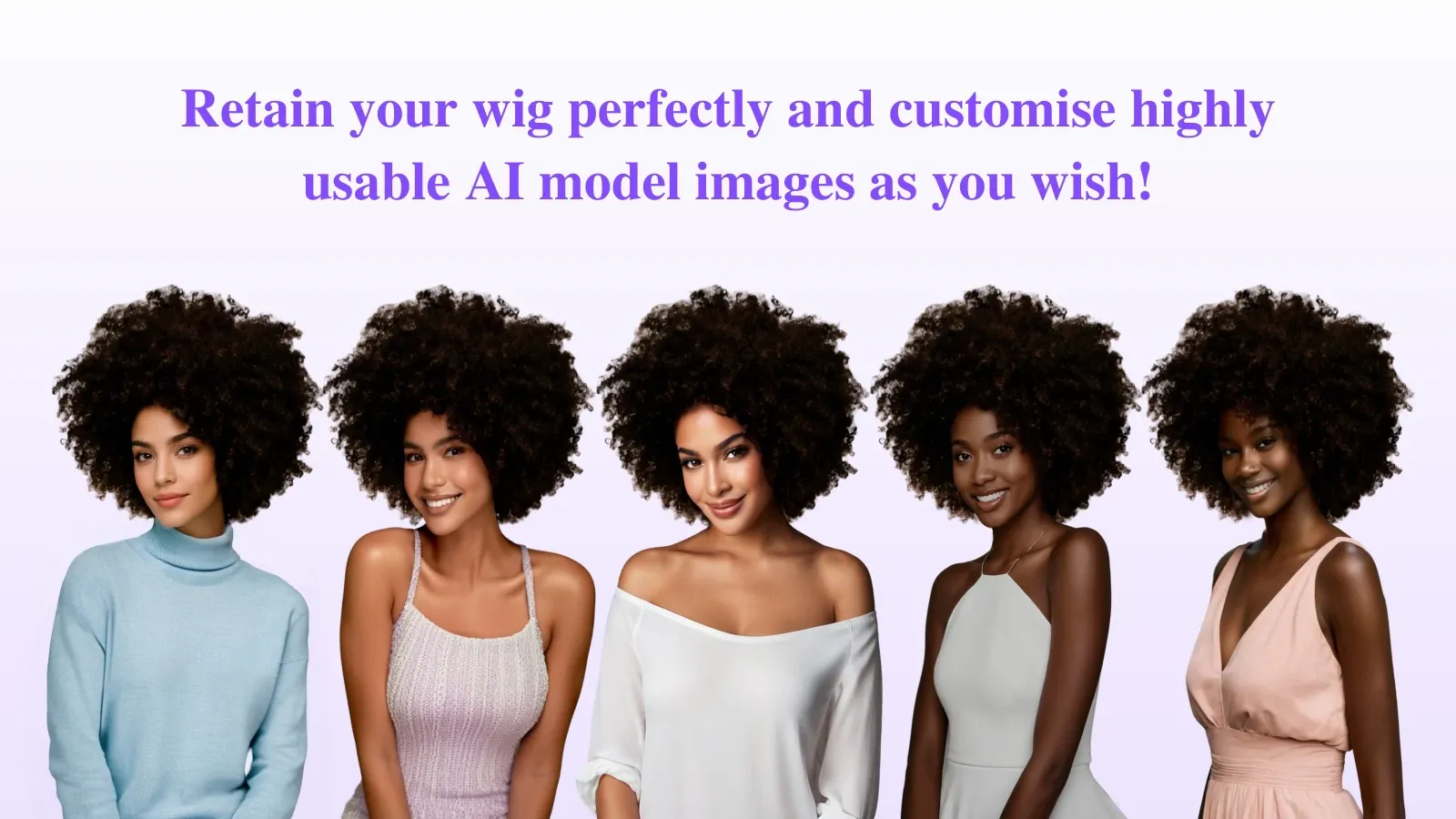 Wig Business With AI Image