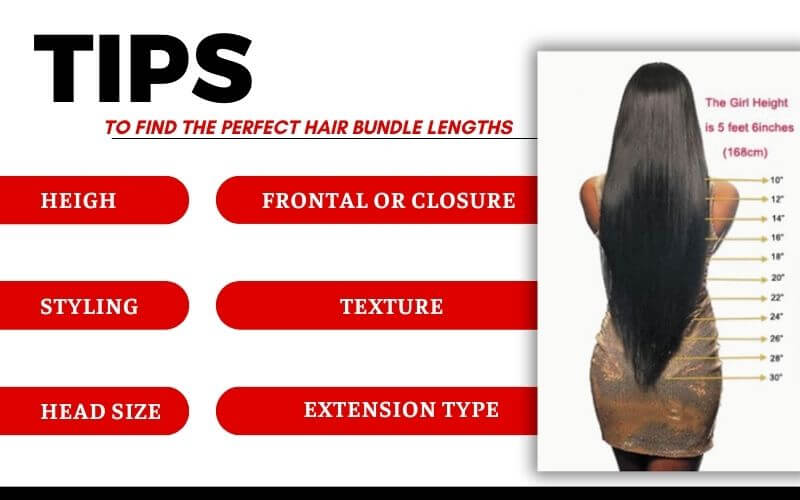 Few tips to find the perfect hair bundle lengths