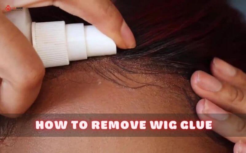 How to get wig glue out of hair ?